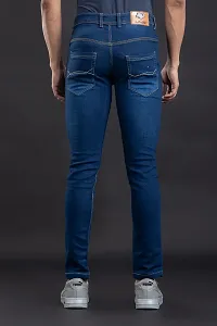 Elegant Denim Solid Jeans For Men And Boys-thumb1