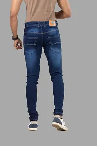 Elegant Denim Solid Jeans For Men And Boys-thumb1