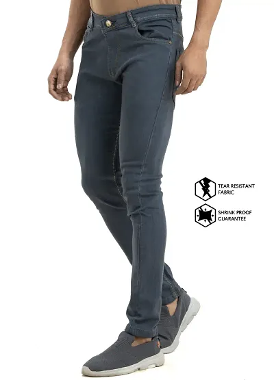 Stylish Denim Mid-Rise Jeans 