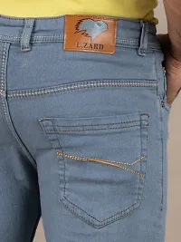 Elegant Denim Solid Jeans For Men And Boys-thumb4