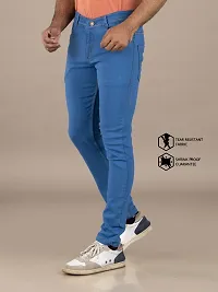 Elegant Denim Solid Jeans For Men And Boys-thumb3