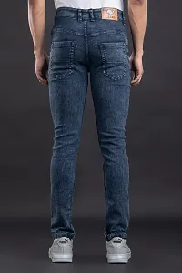 Elegant Denim Solid Jeans For Men And Boys-thumb1