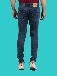 Comfortable Grey Denim Mid-Rise Jeans For Men-thumb1