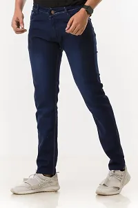 Elegant Denim Solid Jeans For Men And Boys-thumb3