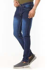 Elegant Denim Solid Jeans For Men And Boys-thumb3