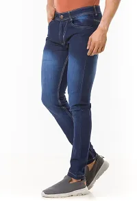 Elegant Denim Solid Jeans For Men And Boys-thumb3