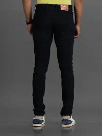 Elegant Denim Solid Jeans For Men And Boys-thumb1