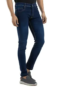 Comfortable Purple Denim Mid-Rise Jeans For Men-thumb2