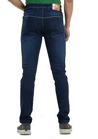 Elegant Denim Solid Jeans For Men And Boys-thumb1