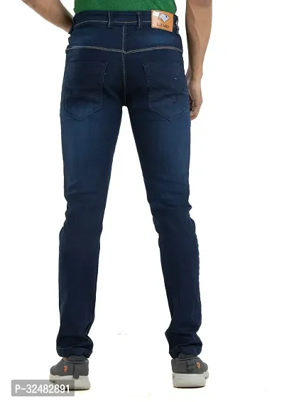 Elegant Denim Solid Jeans For Men And Boys-thumb2