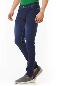 Elegant Denim Solid Jeans For Men And Boys-thumb4