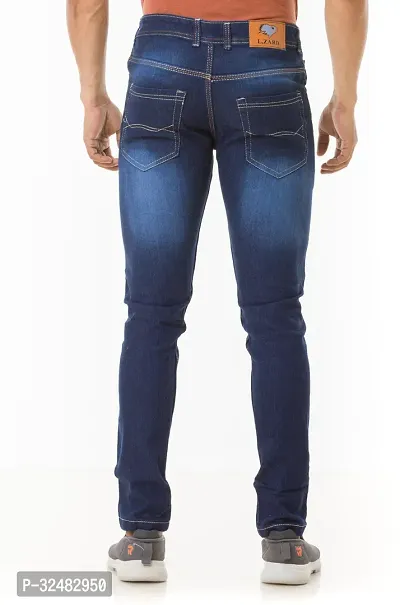 Elegant Denim Solid Jeans For Men And Boys-thumb2