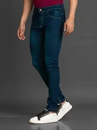 Elegant Denim Solid Jeans For Men And Boys-thumb3