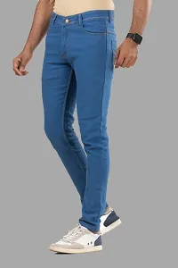 Elegant Denim Solid Jeans For Men And Boys-thumb3