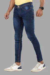 Elegant Denim Solid Jeans For Men And Boys-thumb4