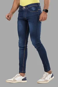 Elegant Denim Solid Jeans For Men And Boys-thumb3