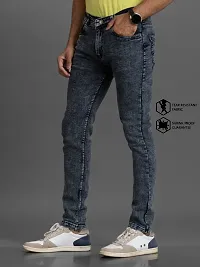 Elegant Denim Solid Jeans For Men And Boys-thumb3