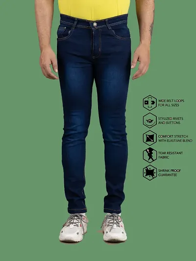 Best Selling Denim Mid-Rise Jeans 