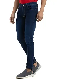 Elegant Denim Solid Jeans For Men And Boys-thumb3