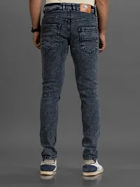 Elegant Denim Solid Jeans For Men And Boys-thumb1