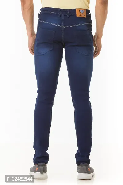 Elegant Denim Solid Jeans For Men And Boys-thumb2