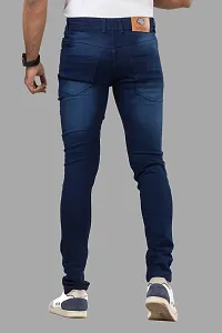 Elegant Denim Solid Jeans For Men And Boys-thumb1