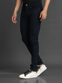 Elegant Denim Solid Jeans For Men And Boys-thumb3