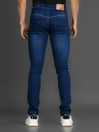 Elegant Denim Solid Jeans For Men And Boys-thumb1