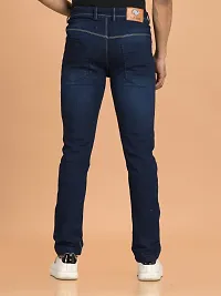 Elegant Denim Solid Jeans For Men And Boys-thumb1