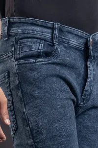 Elegant Denim Solid Jeans For Men And Boys-thumb3