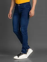 Elegant Denim Solid Jeans For Men And Boys-thumb3