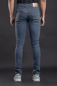 Elegant Denim Solid Jeans For Men And Boys-thumb1