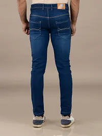 Elegant Denim Solid Jeans For Men And Boys-thumb1