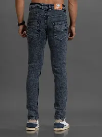 Elegant Denim Solid Jeans For Men And Boys-thumb1