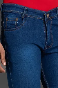 Elegant Denim Solid Jeans For Men And Boys-thumb4