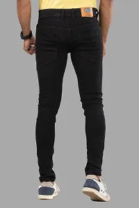 Elegant Denim Solid Jeans For Men And Boys-thumb1