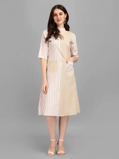 Stylish A-Line Dress For Women