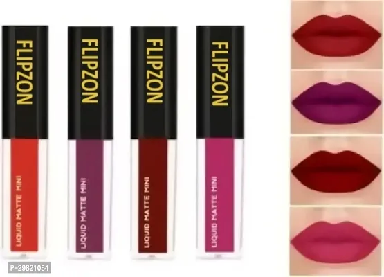 Beautiful Long Lasting Liquid Lipstick Combo Of 4