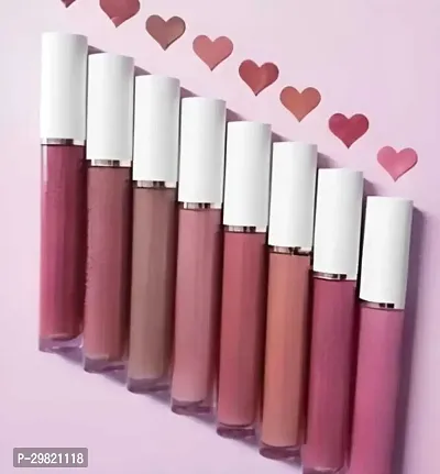 Beautiful Long Lasting Liquid Lipstick Combo Of 8