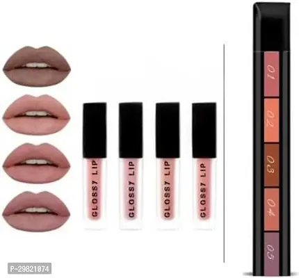 Beautiful Long Lasting Liquid Lipstick Combo Of 4