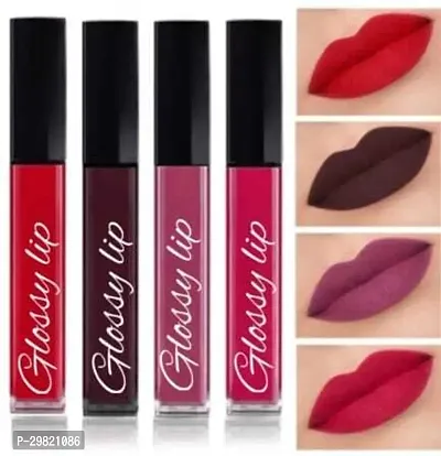 Beautiful Long Lasting Liquid Lipstick Combo Of 4