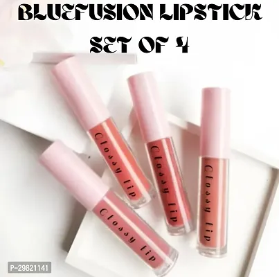 Beautiful Long Lasting Liquid Lipstick Combo Of 4-thumb0