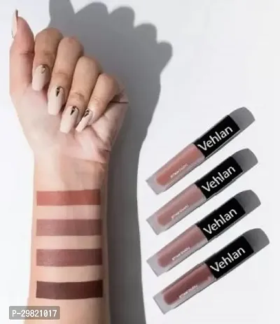 Beautiful Long Lasting Liquid Lipstick Combo Of 4-thumb0