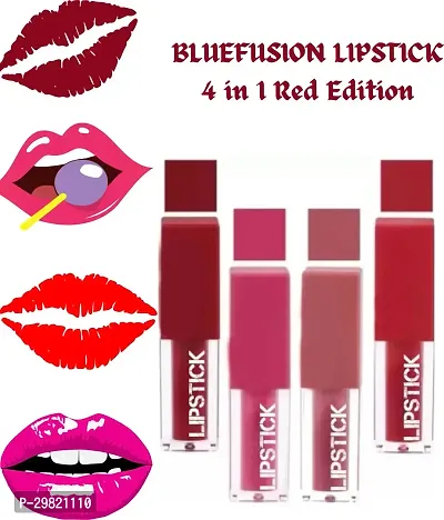 Beautiful Long Lasting Liquid Lipstick Combo Of 4