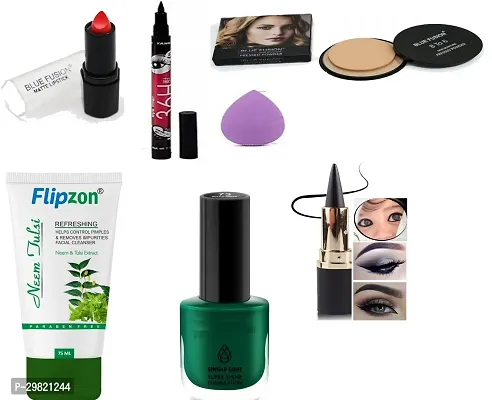 Attractive Long Lasting Skin Care Makeup Kits Combo Of 7