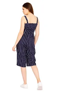 Classic Crepe Culotte Jumpsuit For Women-thumb4