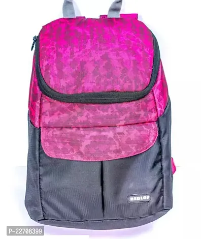 ) Redlof Hub Kids School Bag Purple And Black Combination