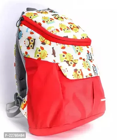 Kids School Bag College Bags Printed Red