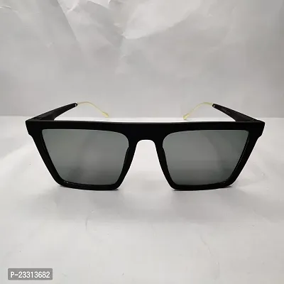 Fabulous Black Plastic Square Sunglasses For Men And Women-thumb0