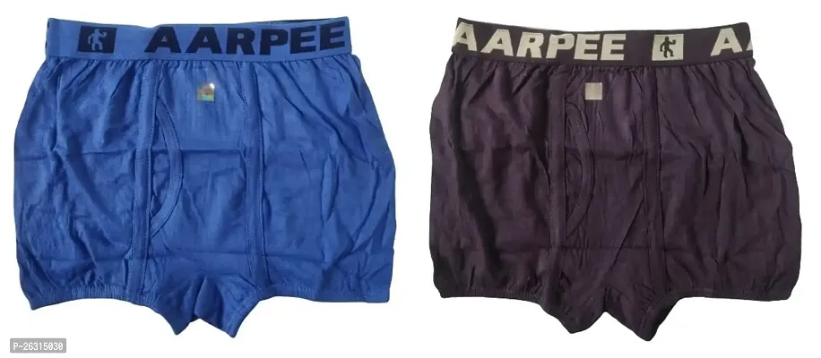 THE SKYLER'S Men's Aarpee Mini Trunk|Men's Underwear for Men  Boys|Men's Solid Underwear (Pack of 2)